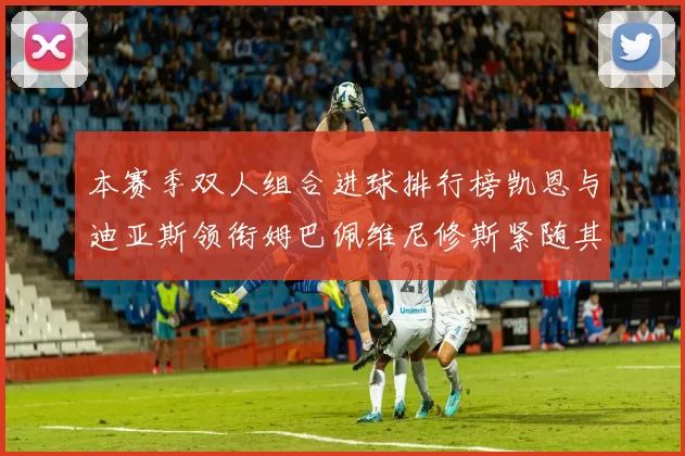 本赛季双人组合进球排行榜凯恩与迪亚斯领衔姆巴佩维尼修斯紧随其后