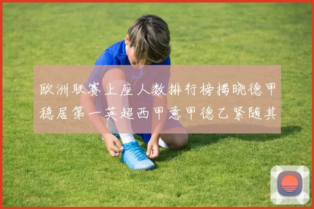 欧洲联赛上座人数排行榜揭晓德甲稳居第一英超西甲意甲德乙紧随其后